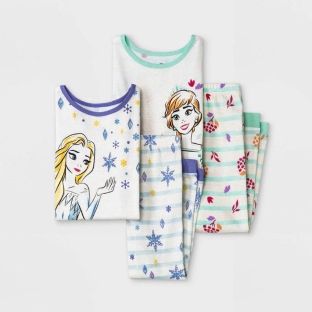 Disney's Frozen 4pc Pajama Set for Girls